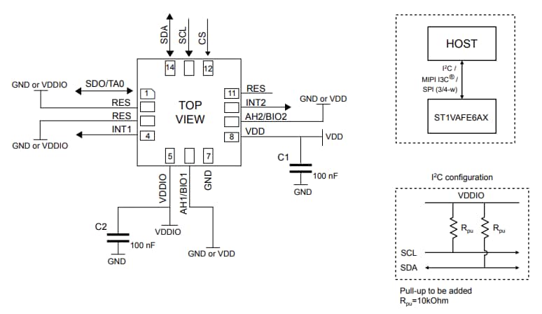STMicroelectronics ST1VAFE6AX Biosensor with vAFE Channel